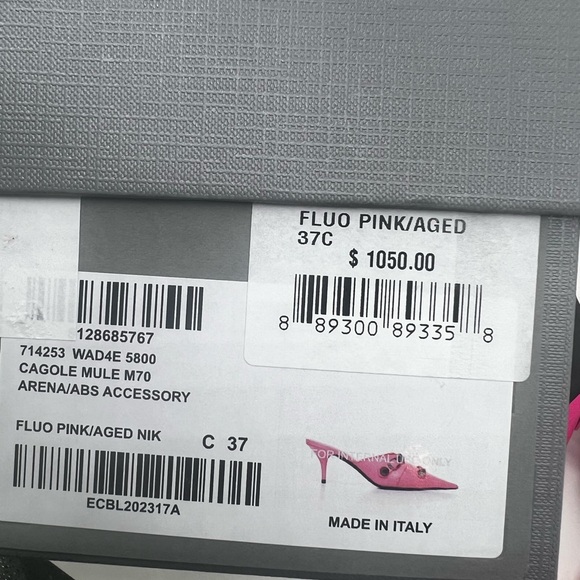 BALENCIAGA Cagole 70 Leather Point Toe Mules - Picture 11 of 13